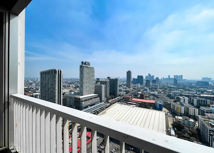 200m Bts L Large 47 Sqm L Rooftop Pool 曼谷