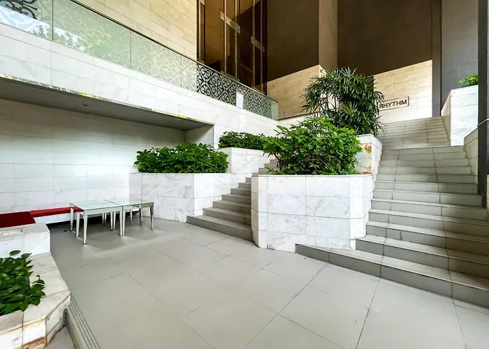 200m Bts L Large 47 Sqm L Rooftop Pool 公寓 曼谷